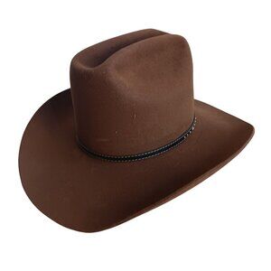 Men's sz 7 Vintage Resistol Stagecoach 1970's Cowboy Hat Western Rancher 1978